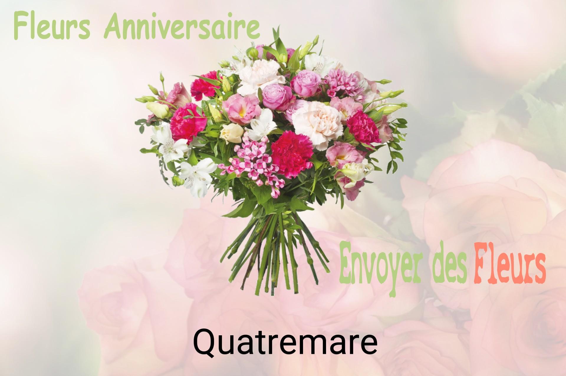 Bouquet de fleurs d’anniversaire livré à Quatremare